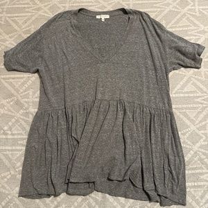 Truly Madly Deeply grey babydoll tunic